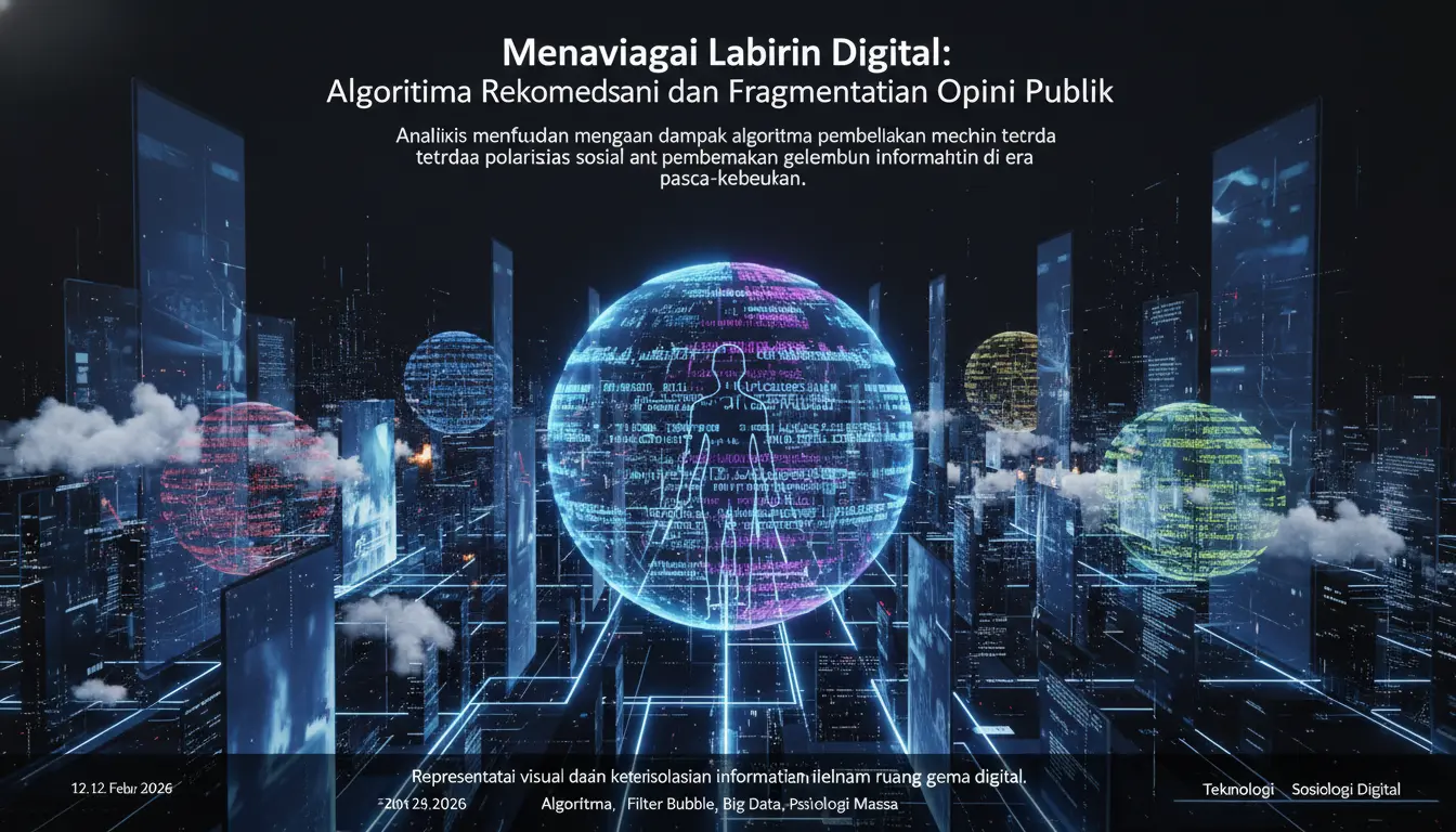 Menavigasi Labirin Digital: Algoritma Rekomendasi dan Fragmentasi Opini Publik