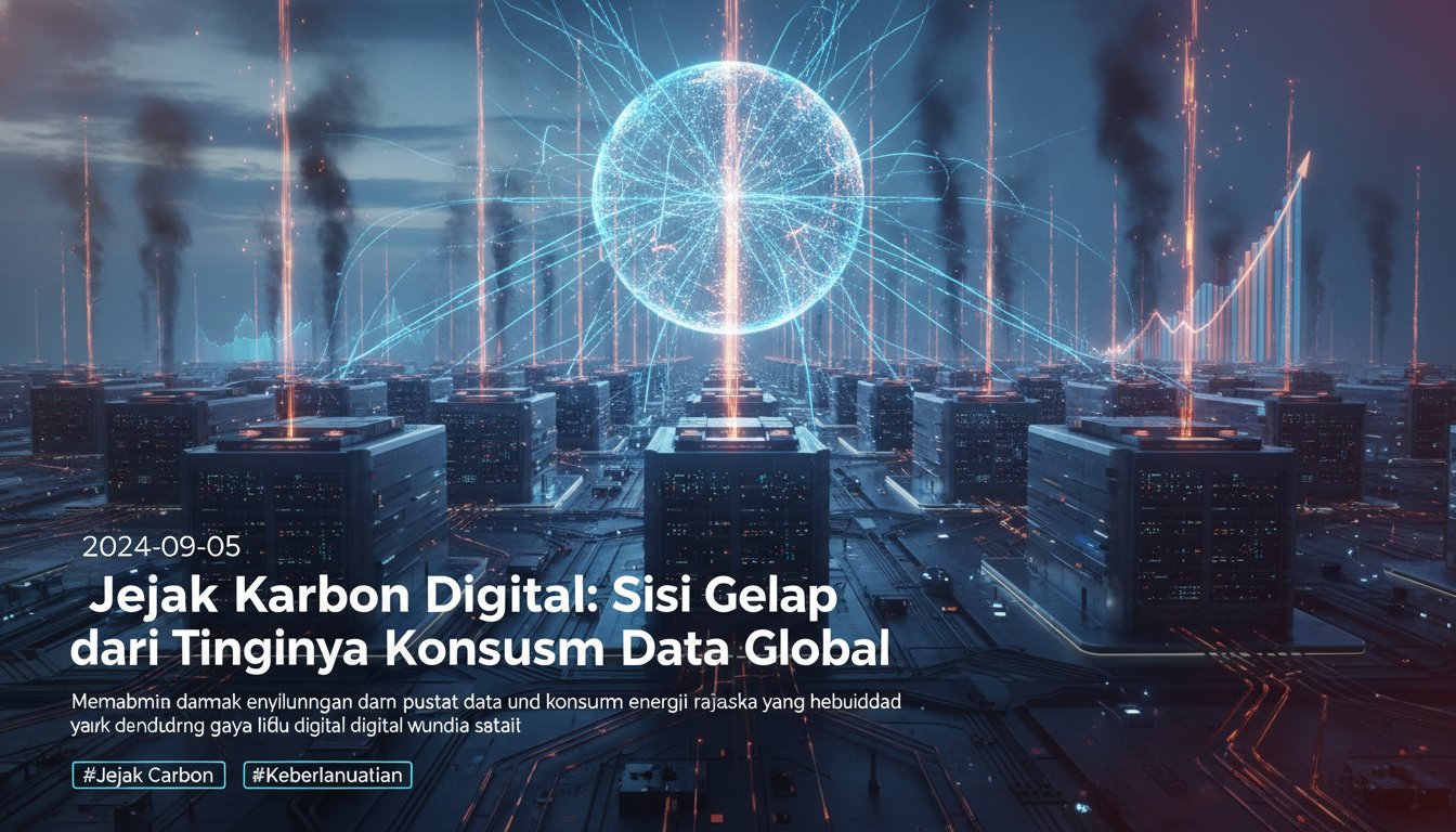 Jejak Karbon Digital: Sisi Gelap dari Tingginya Konsumsi Data Global